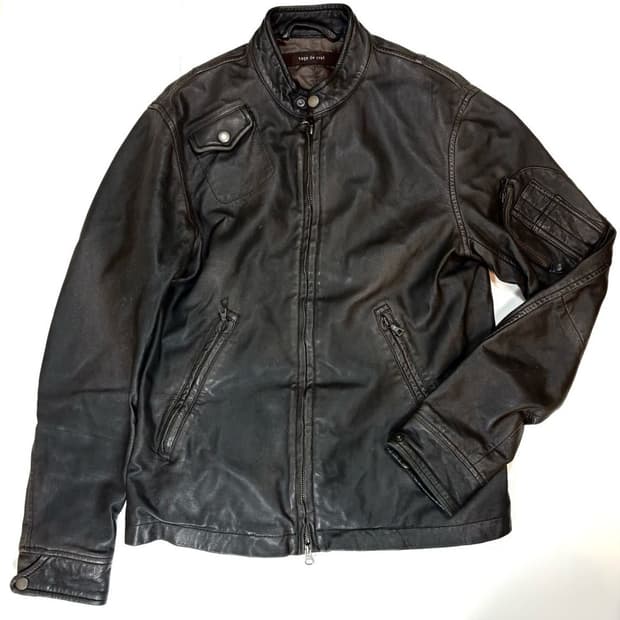 사쥬드크레 바이크 램스킨 자켓