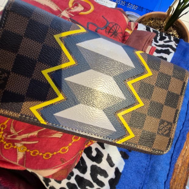 공용 루이비통 다미애 장지갑 