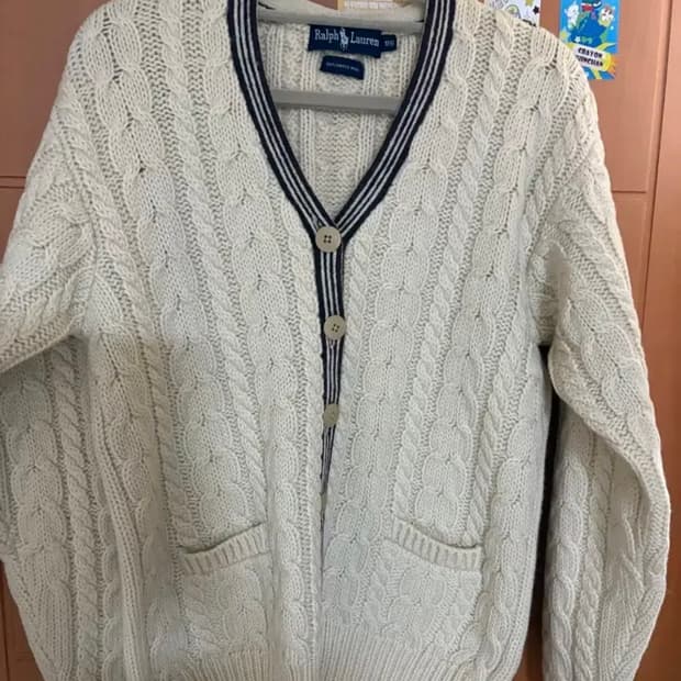 폴로빈티지가디건 판매합니다