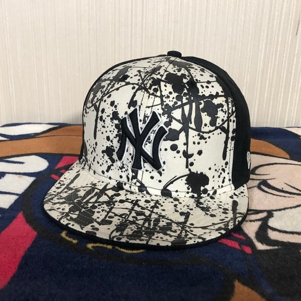 MLB 뉴에라 뉴욕양키스 스플래터 페인트캡/모자 7 5/8(60.6cm)
