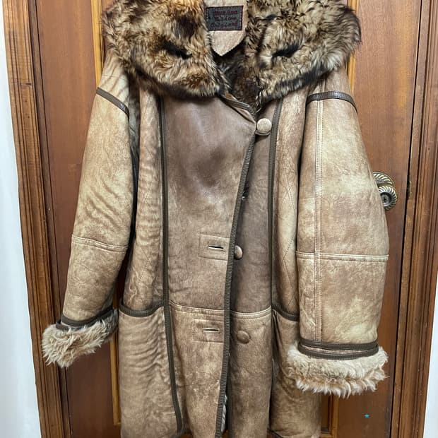 Vintage genuine 양가죽 무스탕 66사이즈