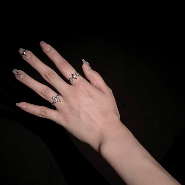 pcr053 Small pearl ring