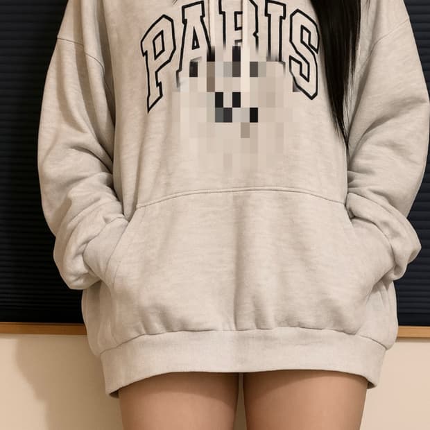 Paris 후드티 새상품