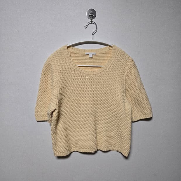 코스 코튼 니트 티셔츠 / 여성 티셔츠/ 여성 니트