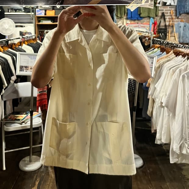 빈티지 반팔 쿠바셔츠(old-7775/105)