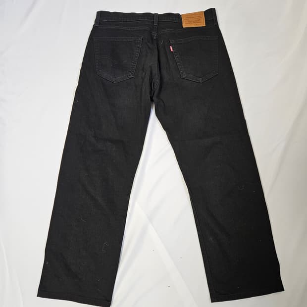 리바이스 505 워크웨어 데님팬츠 블랙 흑청바지 빈티지 34 프리미엄진