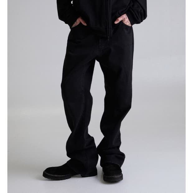 innir 252 RELAXED FLARE DENIM JEANS