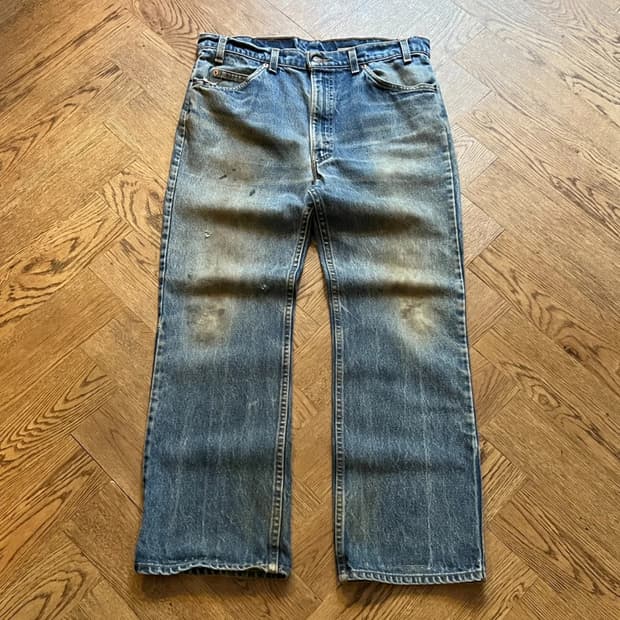 [36]90s 리바이스 오랜지탭 USA Made 517 데님팬츠 L152