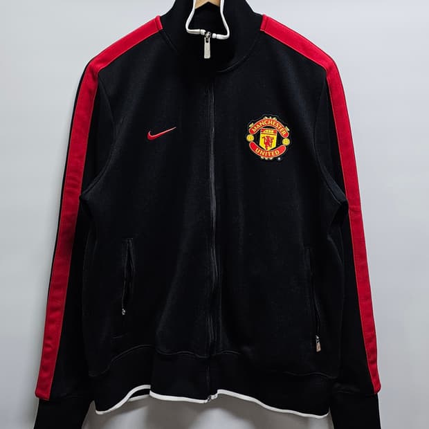 나이키 맨유 트랙탑져지 블랙 XL