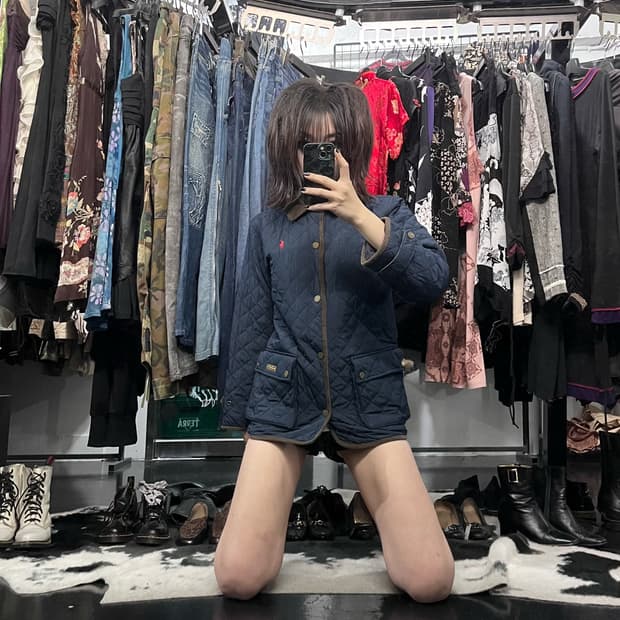 폴로 랄프로렌 퀄팅 자켓