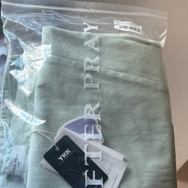 (새상품) 애프터프레이 와이드 데님팬츠 L