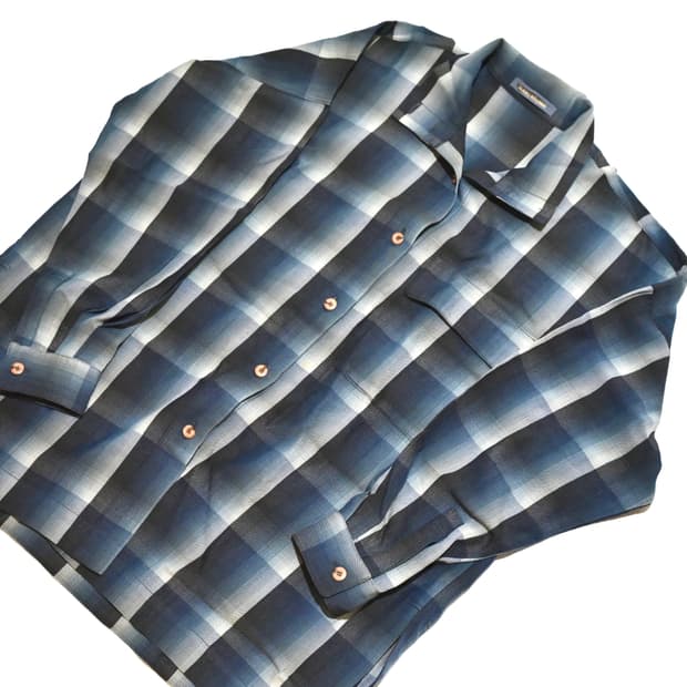 Issey Miyake 80s highneck wool shirt