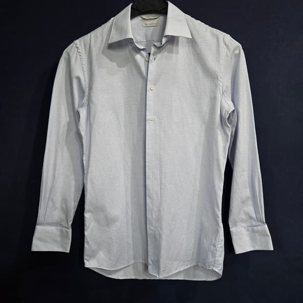 수트서플라이 체크 남성 슬림핏 95 긴팔셔츠 