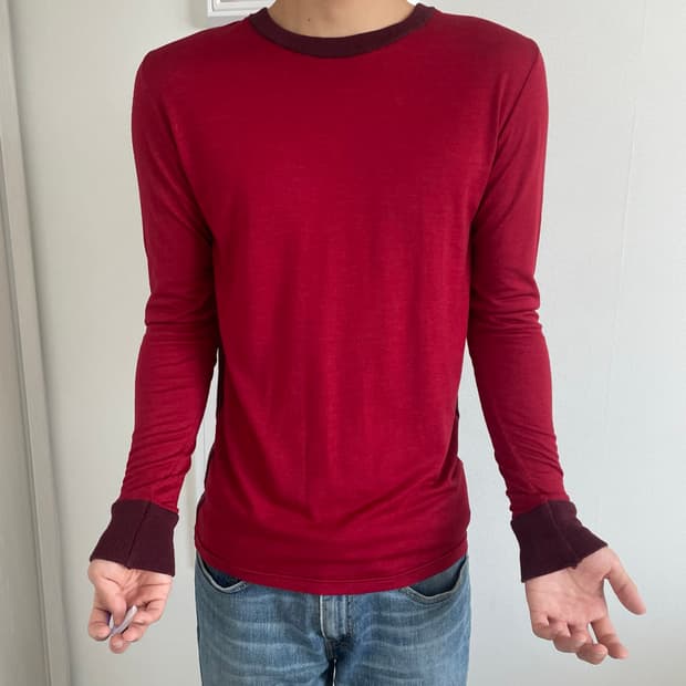 junhashimoto 준하시모토 배색 니트 M
