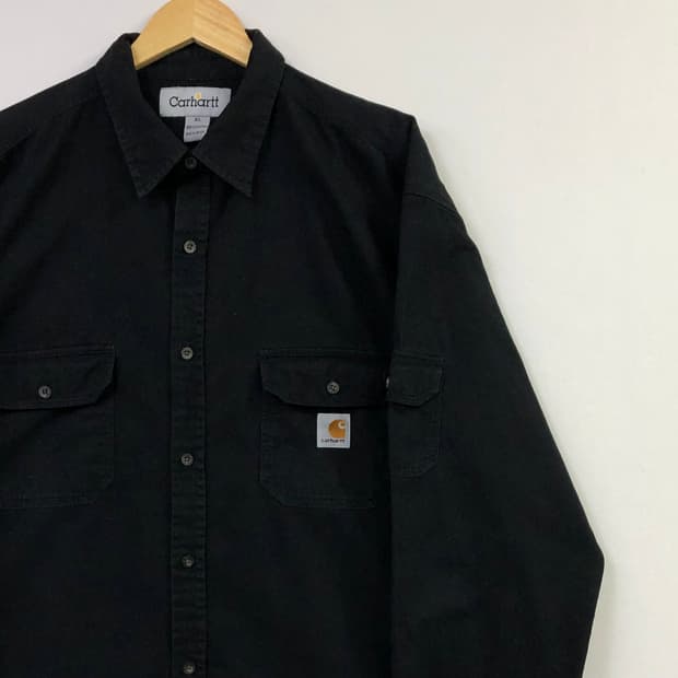 Xxl 칼하트 블랙 워크 셔츠
