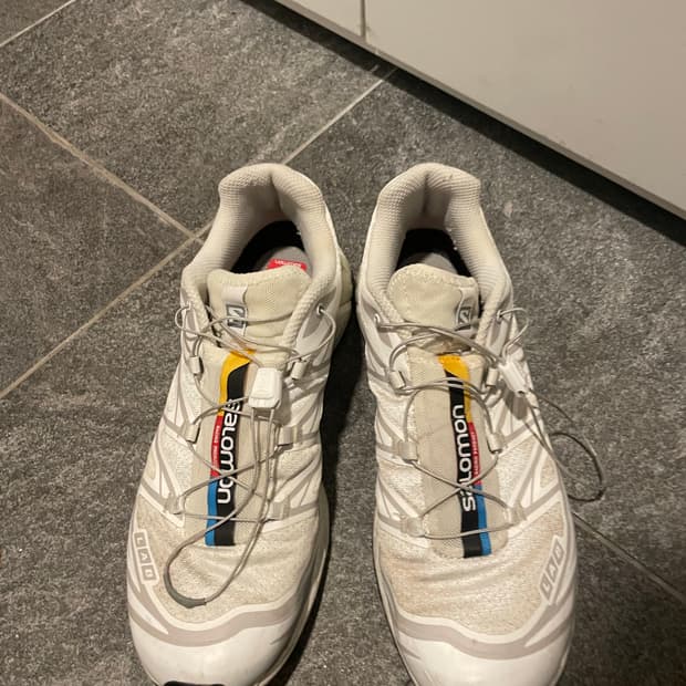 살로몬 XT-6 화이트 270