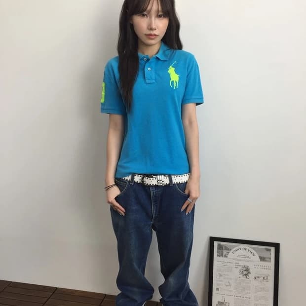 Polo RL Aqua Big Pony Polo