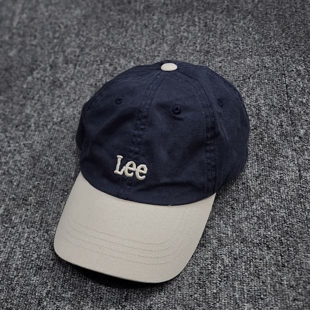 Lee 리 빈티지 로고 볼캡 모자