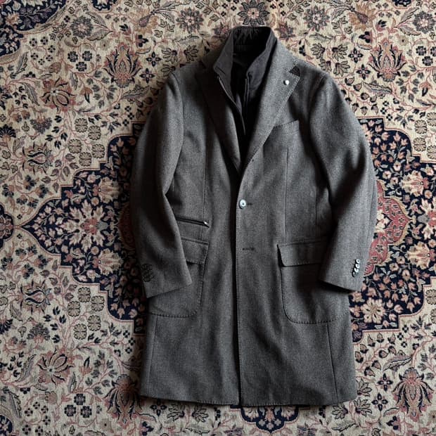 루이지 비앙키 만토바 테일러드 코트 100