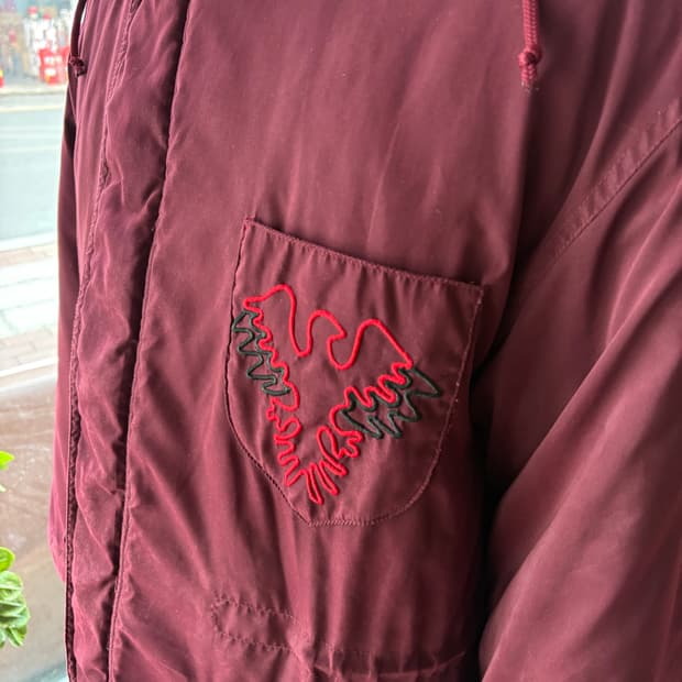 80s Armani Jeans 푸퍼 자켓