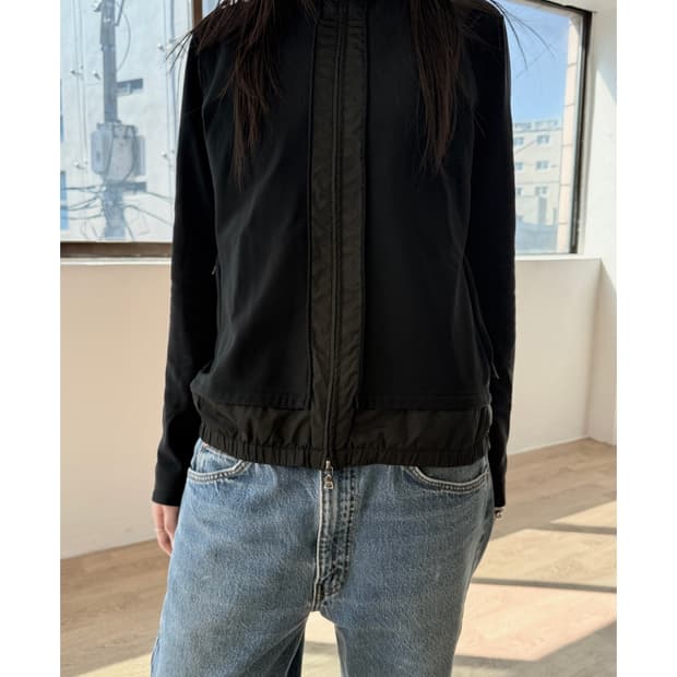 Sport 00s Nylon Mix Zip-up Jacket