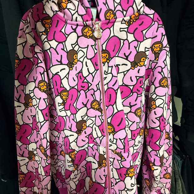 에이프 마일로 후드집업