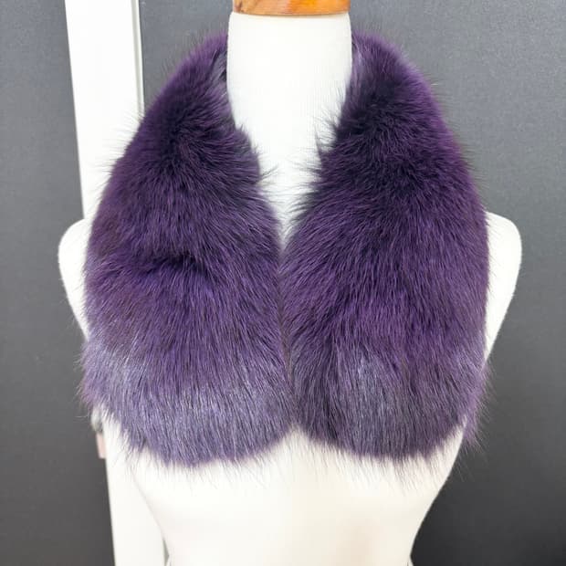 천연폭스 목도리/머플러/카라/워머/상태최상/고리여밈