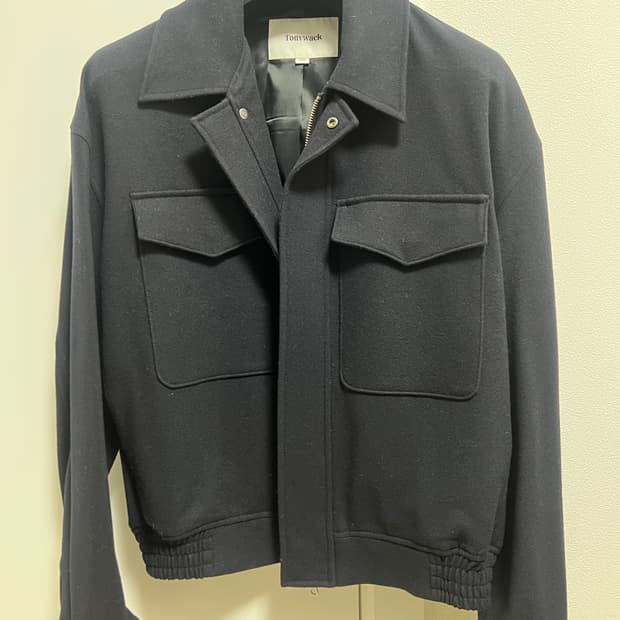 Tonywack 울 블루종 다크네이비(L)