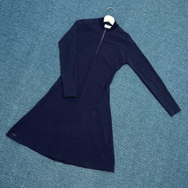 [여성34] 라코스테 반집업 원피스