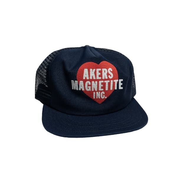 80's 미제 빈티지 Akers Magnetite Inc. 트러커 캡