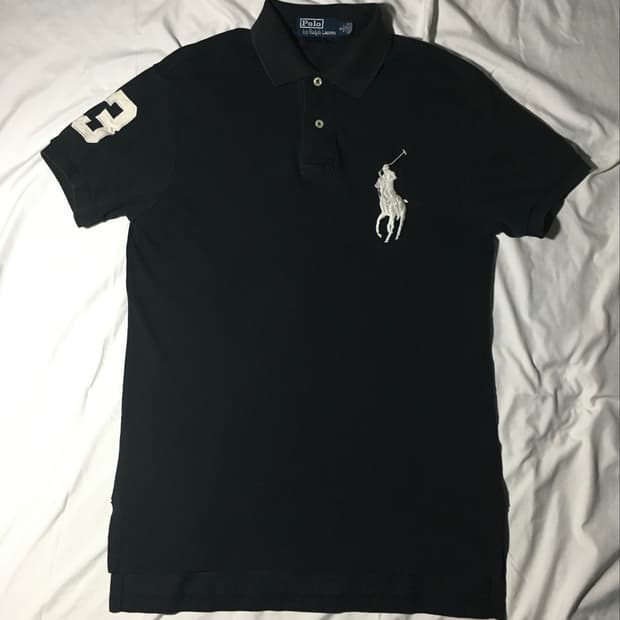 폴로 랄프로렌 빅포니 블랙화이트 김하온