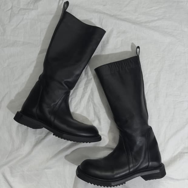 릭오웬스 FW14 MOODY 굿이어웰트 롱부츠