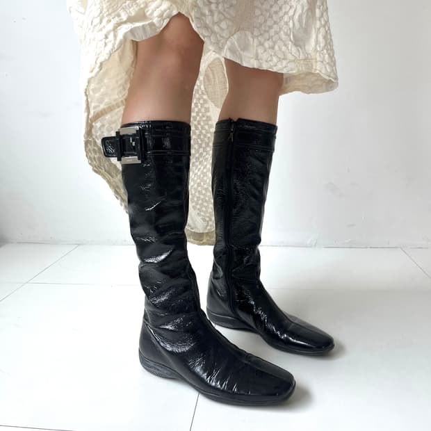 Prada Sports Buckle Boots