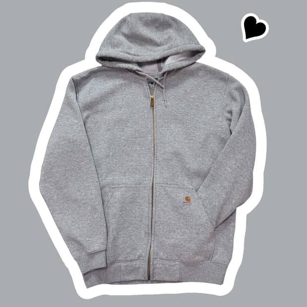 신형 칼하트 그레이 후드집업