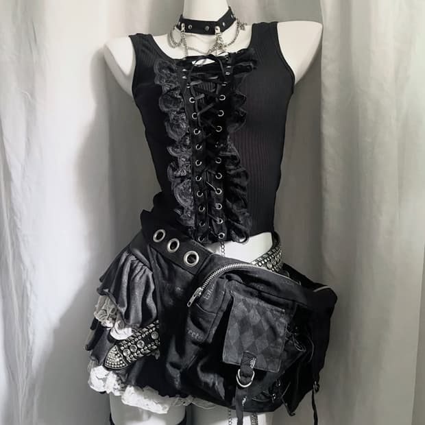 Punk sleeveless 