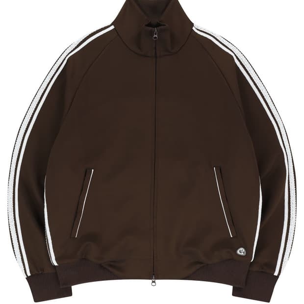 코이세이오 레이스 트랙 자켓 브라운
