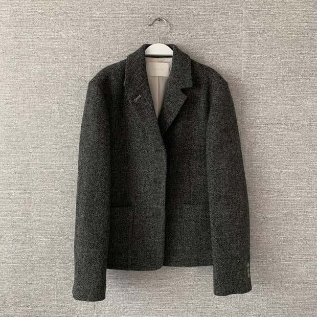 프론트로우 해리스 트위드자켓