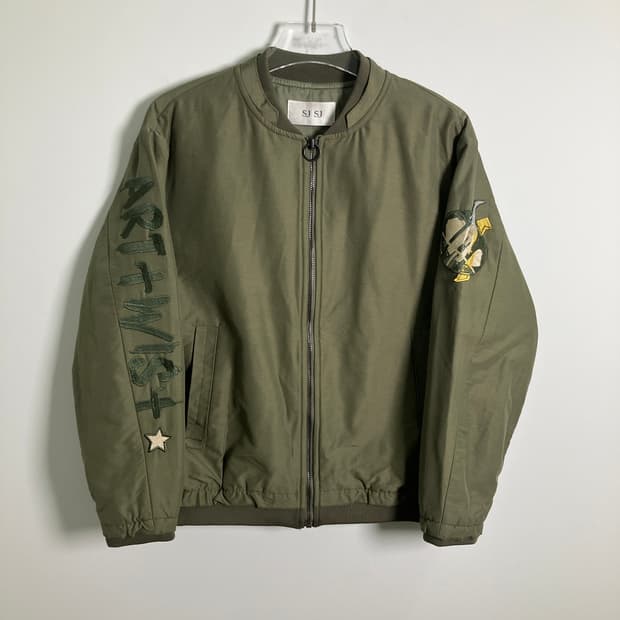 SJSJ 카키 봄버 자켓 