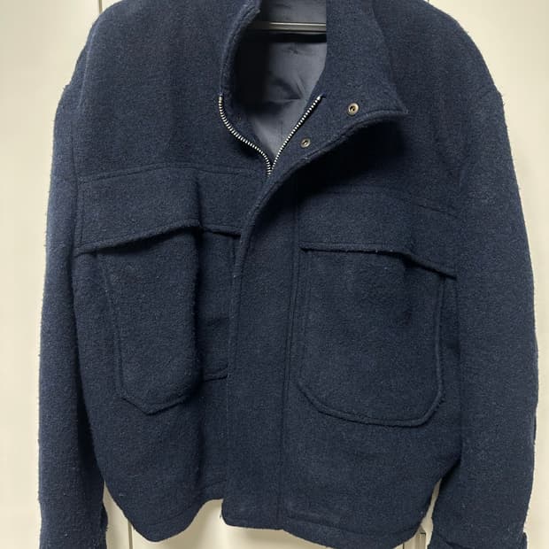자라 울 자켓 네이비 L