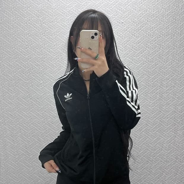 아디다스 Y2K 빈티지 슈퍼스타 져지 집업 160 C07891