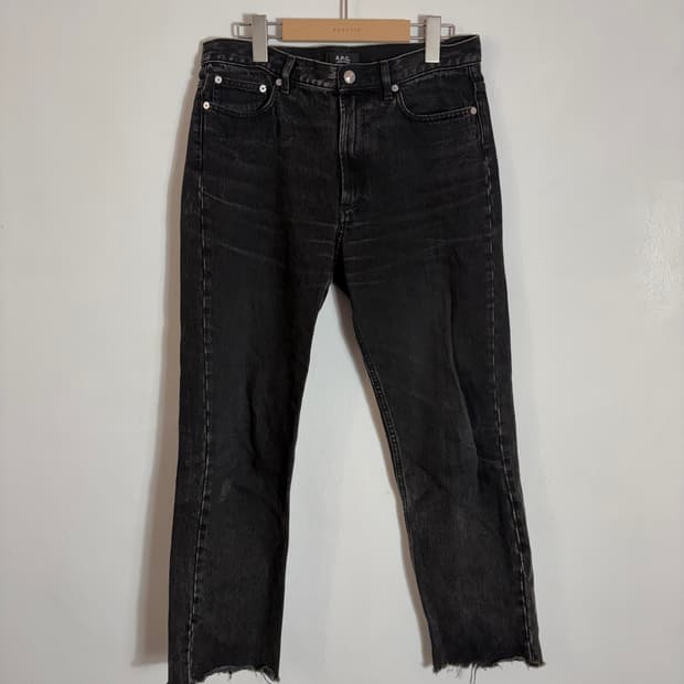 A.P.C. 블랙 데님 팬츠(30)