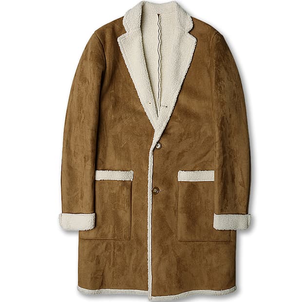 빔즈 [Beams] 베이직 & 익사이팅 무스탕 코트 시어링 자켓