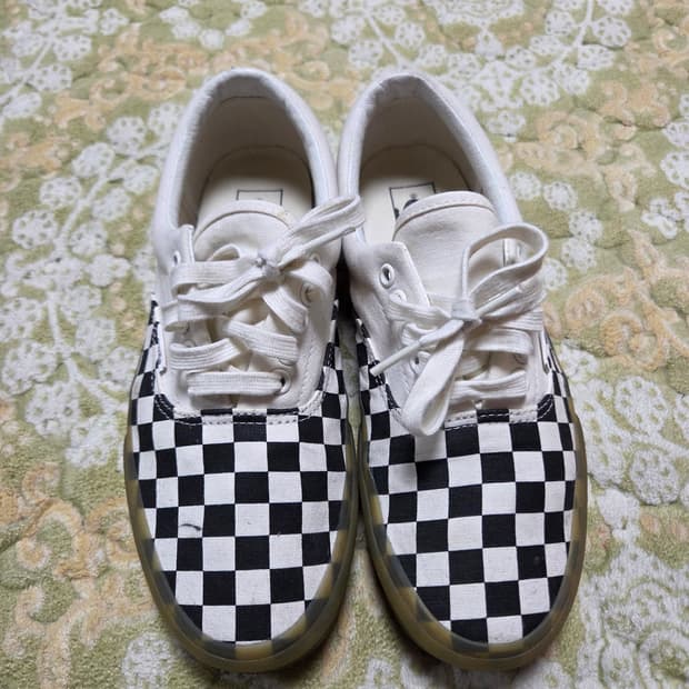 반스 체커보드 스니커즈 260mm