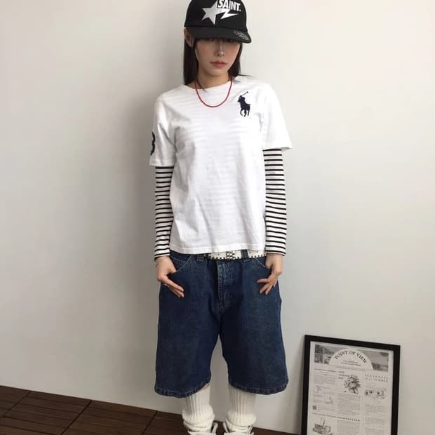 Polo Ralph Lauren Big Pony V-Neck Tee