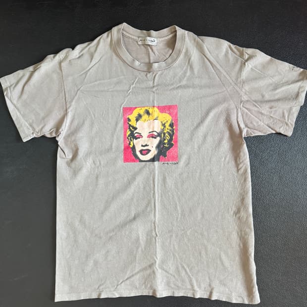 90's 앤디 워홀 빈티지 아트 티셔츠 