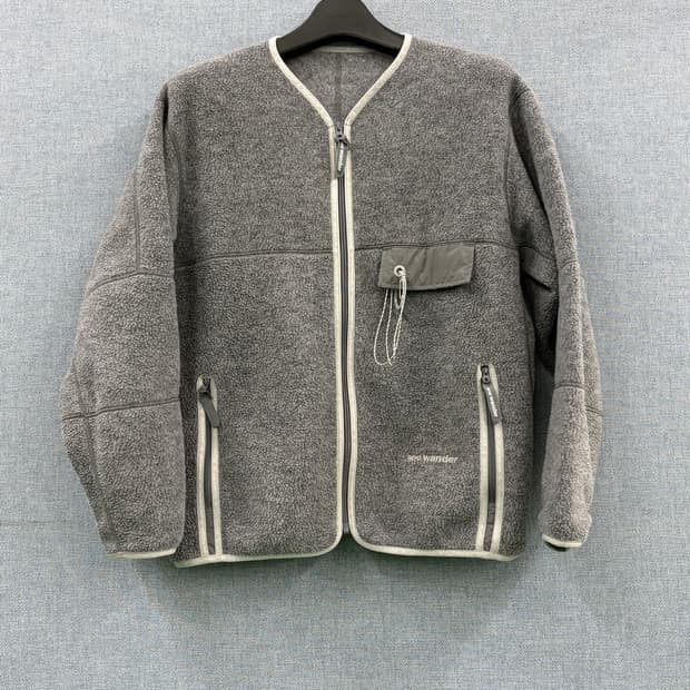 [AND WANDER]WOOl FlEECE CARDIGAN(M)