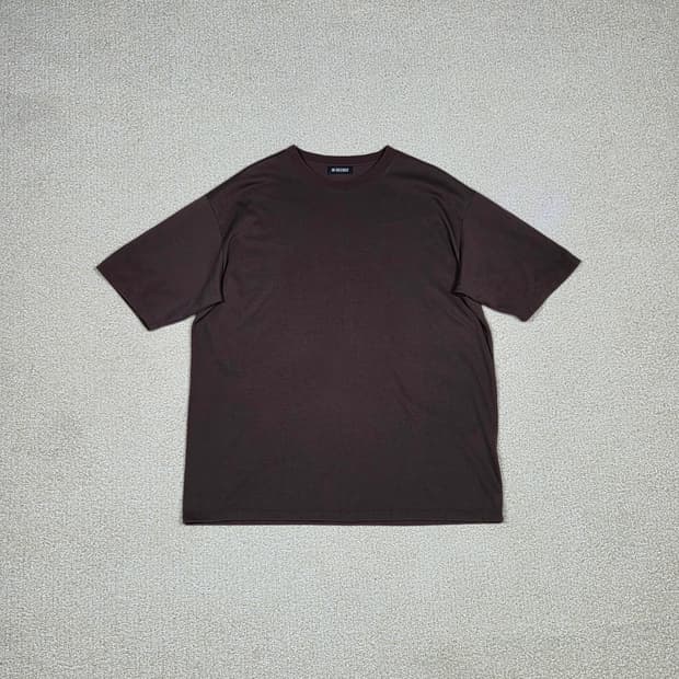 [인사일런스] 코튼 블렌드 오버핏 반팔 티셔츠 | S00050