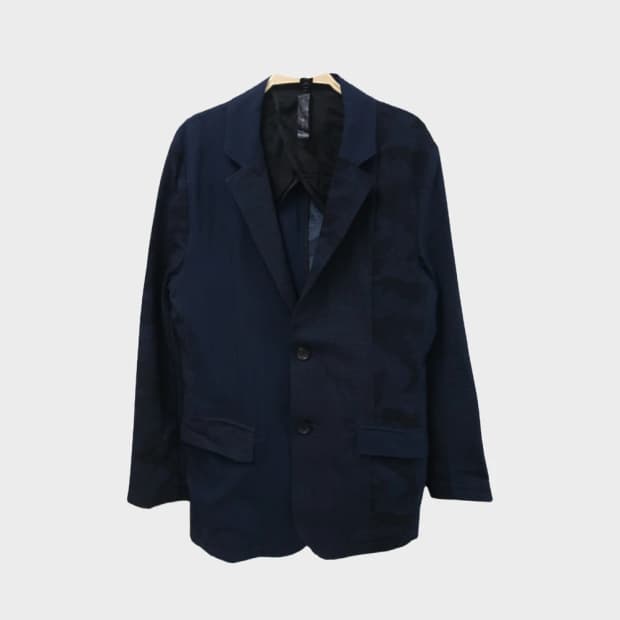 WJK 유니크 체크 자켓 65930