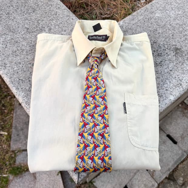 90-00s Riccardo 빈티지 실크 타이 (made Italy)