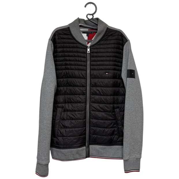 타미힐피거 블랙 경량 패딩 자켓